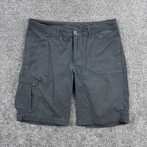 Patagonia Tribune Cargo Shorts Women's 10 Gray Hiking Travel Lightweight Stretch